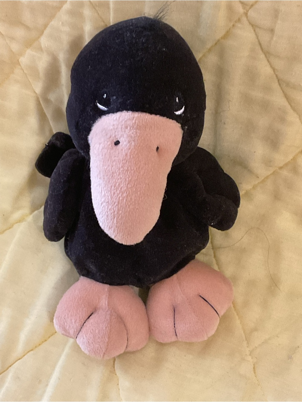 1999 Precious Moments Plush Tender Tails Crows Black Crow Stuffed Toy